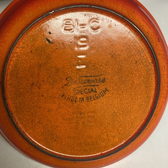 Descoware Flame 7” Nonstick Enamelware Skillet Pan 81-C FE Belgium - Picture 14 of 17